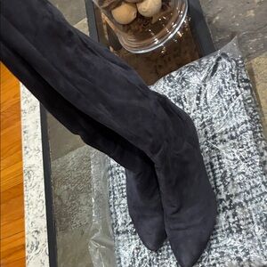 Calvin Klein Black Heeled Boots